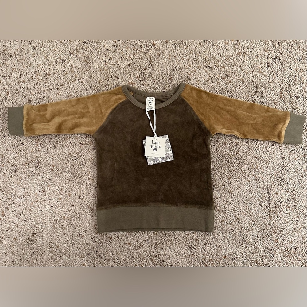 Kate Quinn velvet shirt nwt